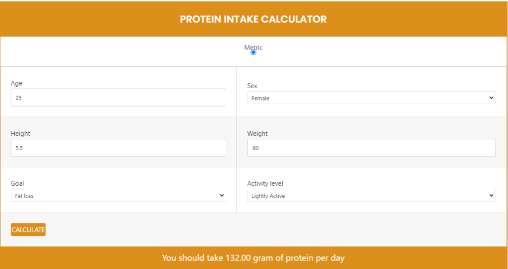 Best Free Protein Intake Calculator Online